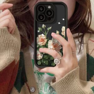 Rose Bloom Silicone Case for Apple iPhone Series