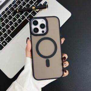 Crystal Matte MagSafe Case For Apple iPhone 15, 16Pro ,16 Pro Max Series