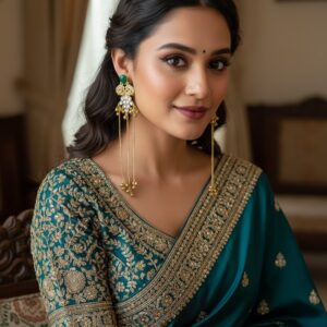 Gold Dangling Earrings