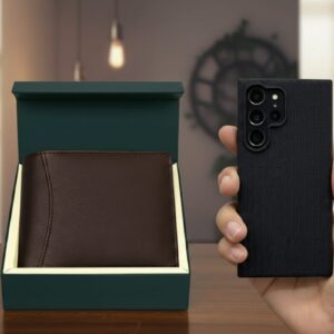 Black Weave Case + Wallet combo